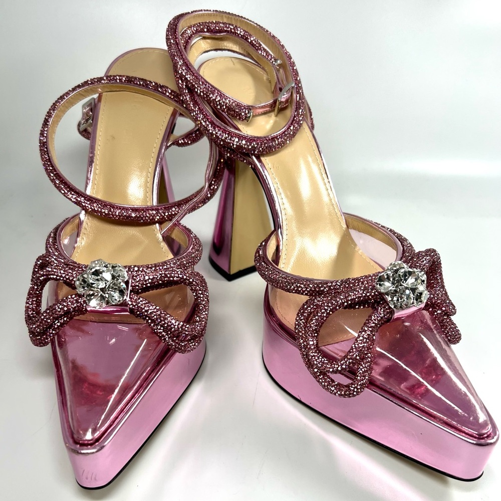 MACH & MACH ✨DOUBLE BOW PLATFORM PUMPS (NWOT)